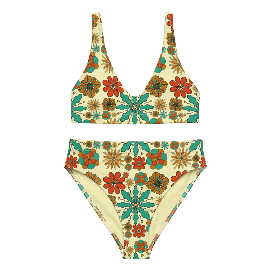 Retro Floral Harmony Bikini Set product image (10)