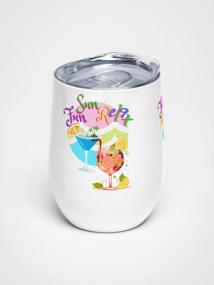 Tropical Wine Tumblers for moms dads ladies and gents product image (1)