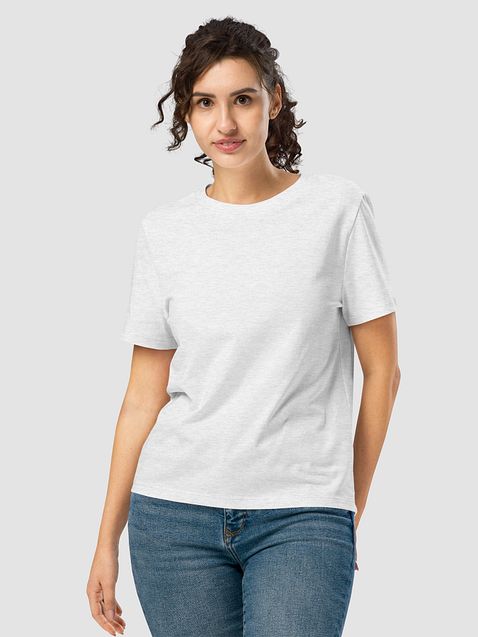 Photo showing Stanley/Stella Women's Organic Ribbed Neck T-Shirt