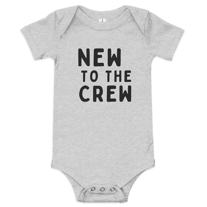 NEW TO THE CREW Baby Short Sleeve Onesie product image (1)