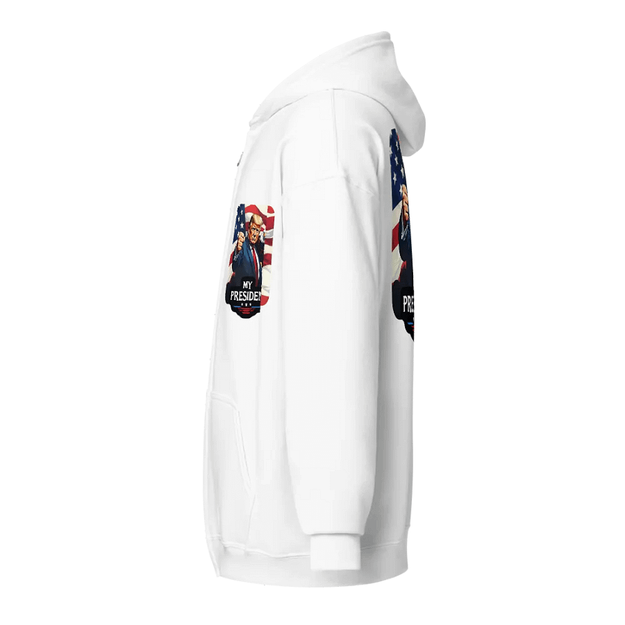 Zip Hoodie: Trump, My President, with Eagle product image (23)