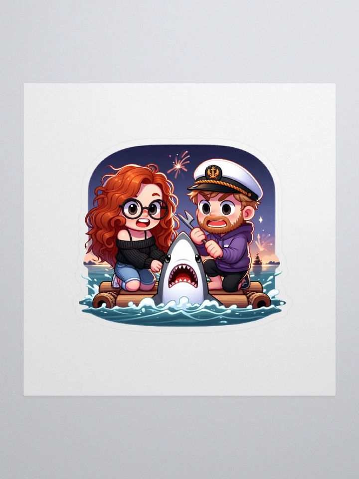The AG & Star Raft Mis-Adventures Sticker! product image (1)