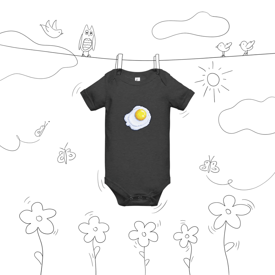 Pixel Egg Baby Onesie 🍳 product image (9)