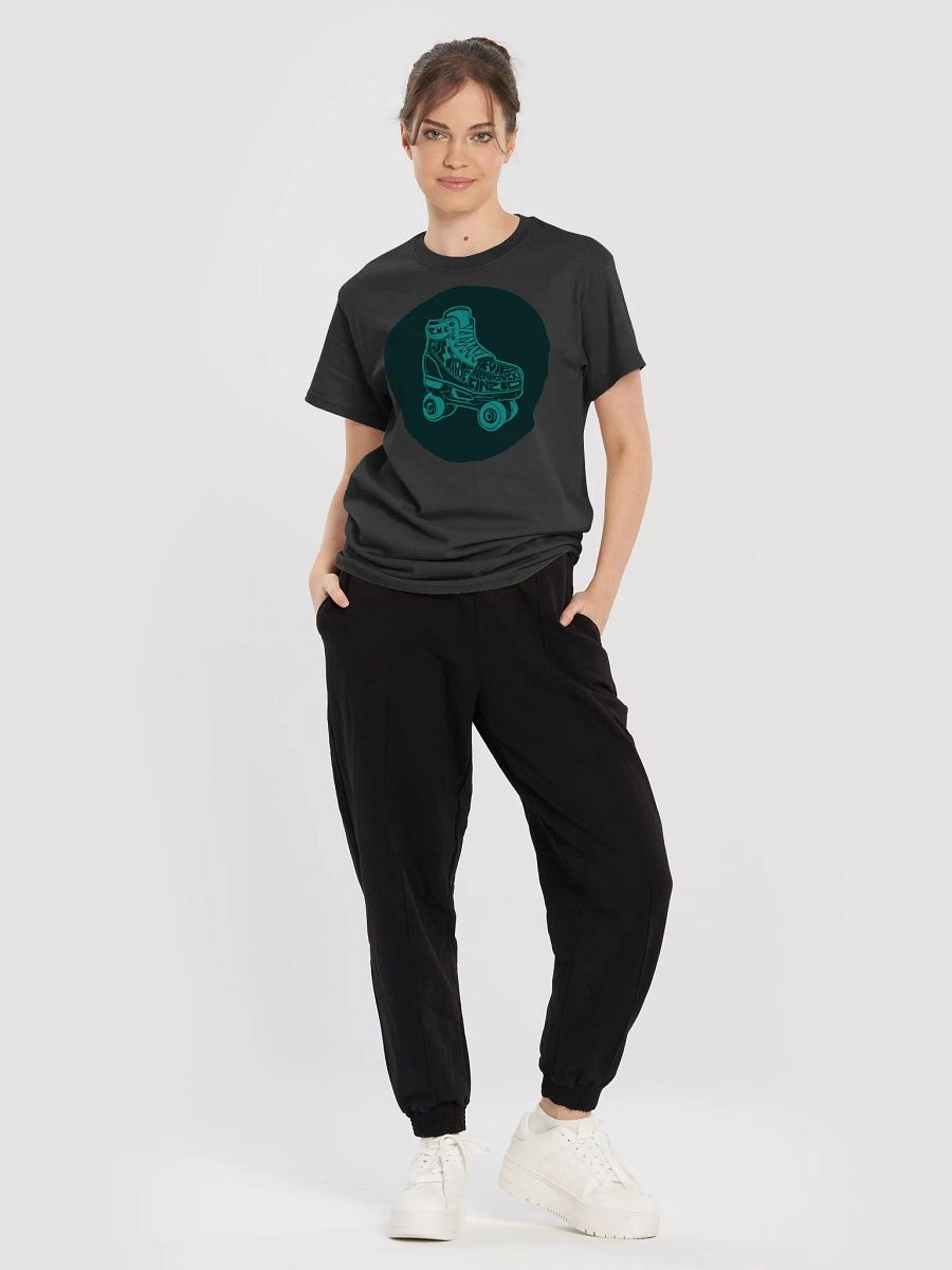 Evie Skates Dark Aqua Shirt black product image (5)