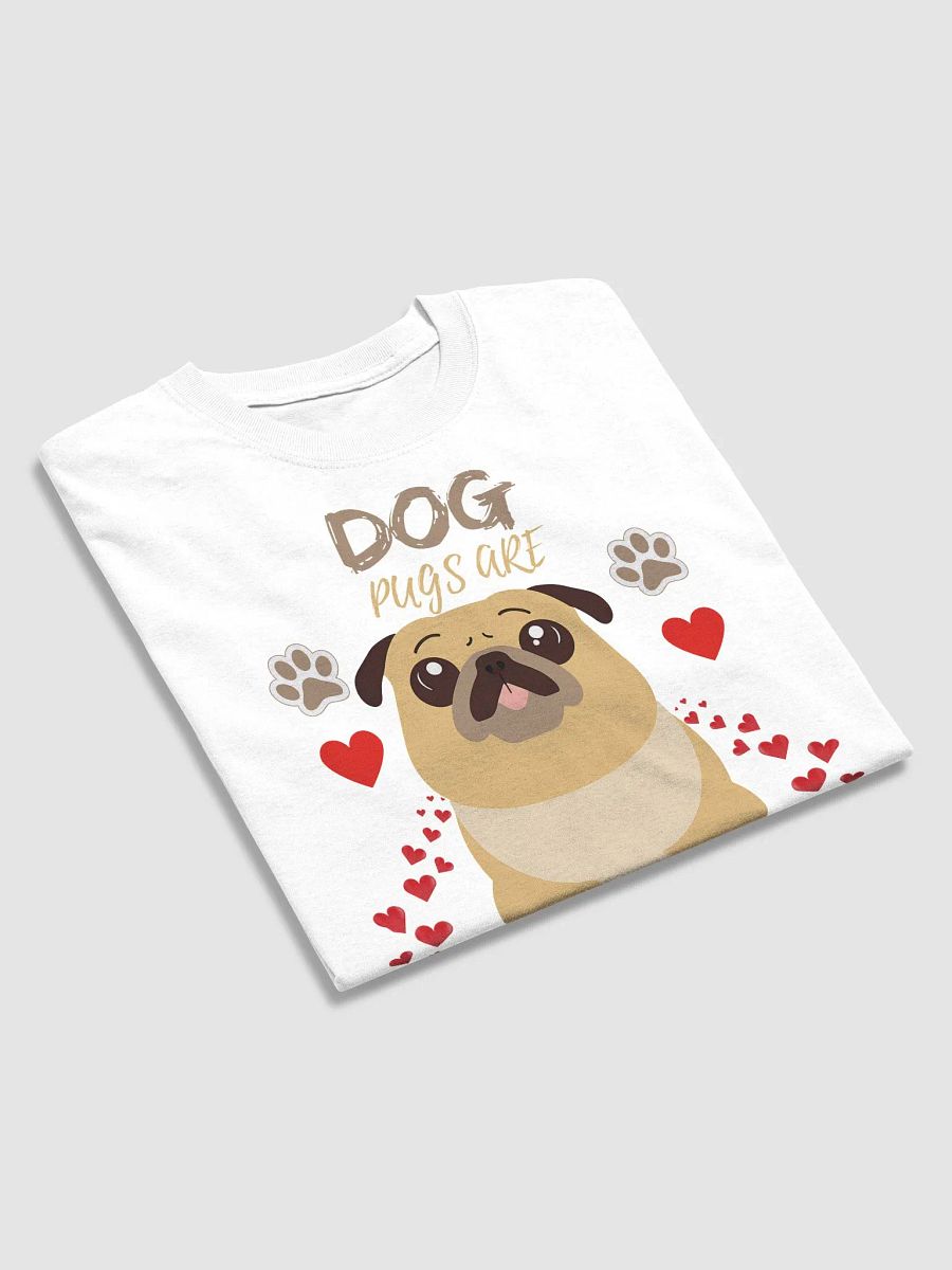 Pawsitively Adorable Pug Love T-Shirt product image (70)