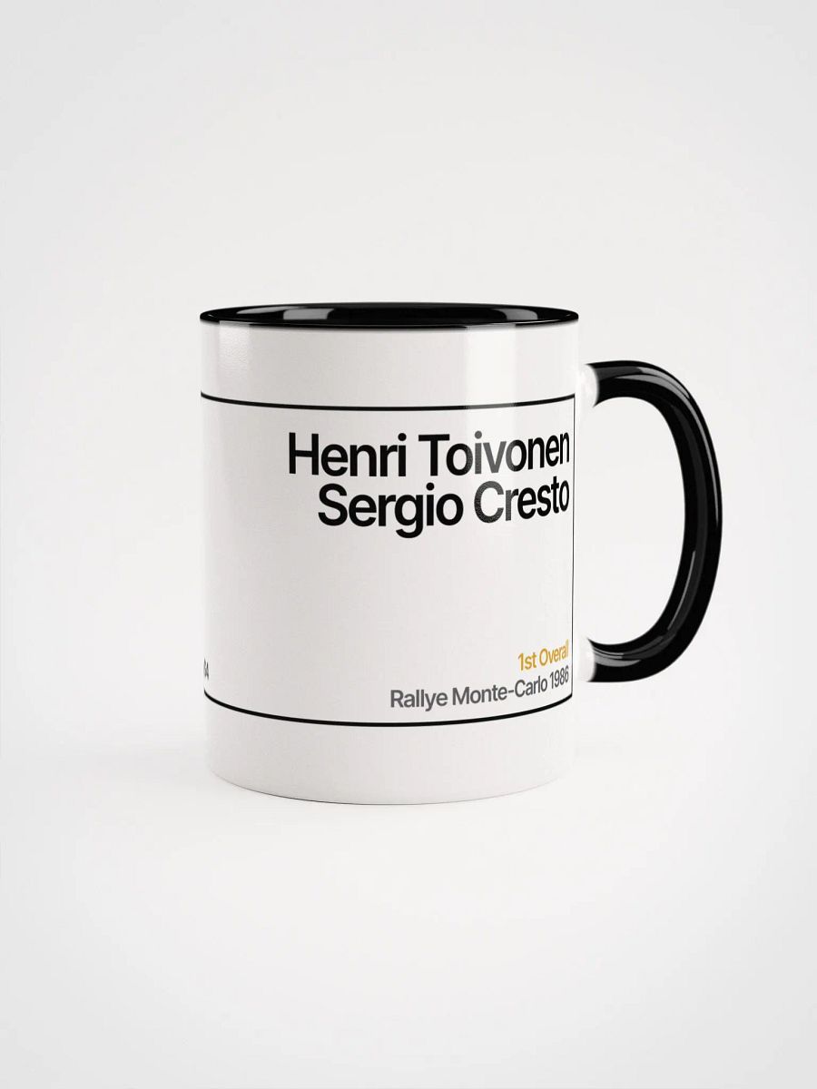 Ceramic Mug / Henri Toivonen / Rallye Monte-Carlo 1986 Number 7 product image (1)