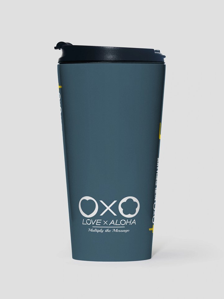 LXA PrayStation Travel Mug - LXA Logo Blue | Love X Aloha - Faith Collection | Premium Christian Merch product image (1)