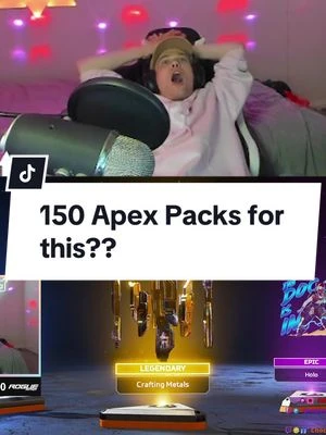 We opened 150 packs and got this?? #apexlegends #season22 #ALGS #apex #Heirloom 