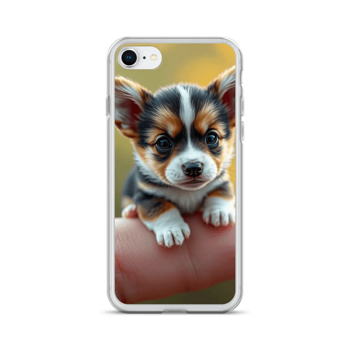 Pawfect Pup Tiny Corgi Clear iPhone® Case product image (24)