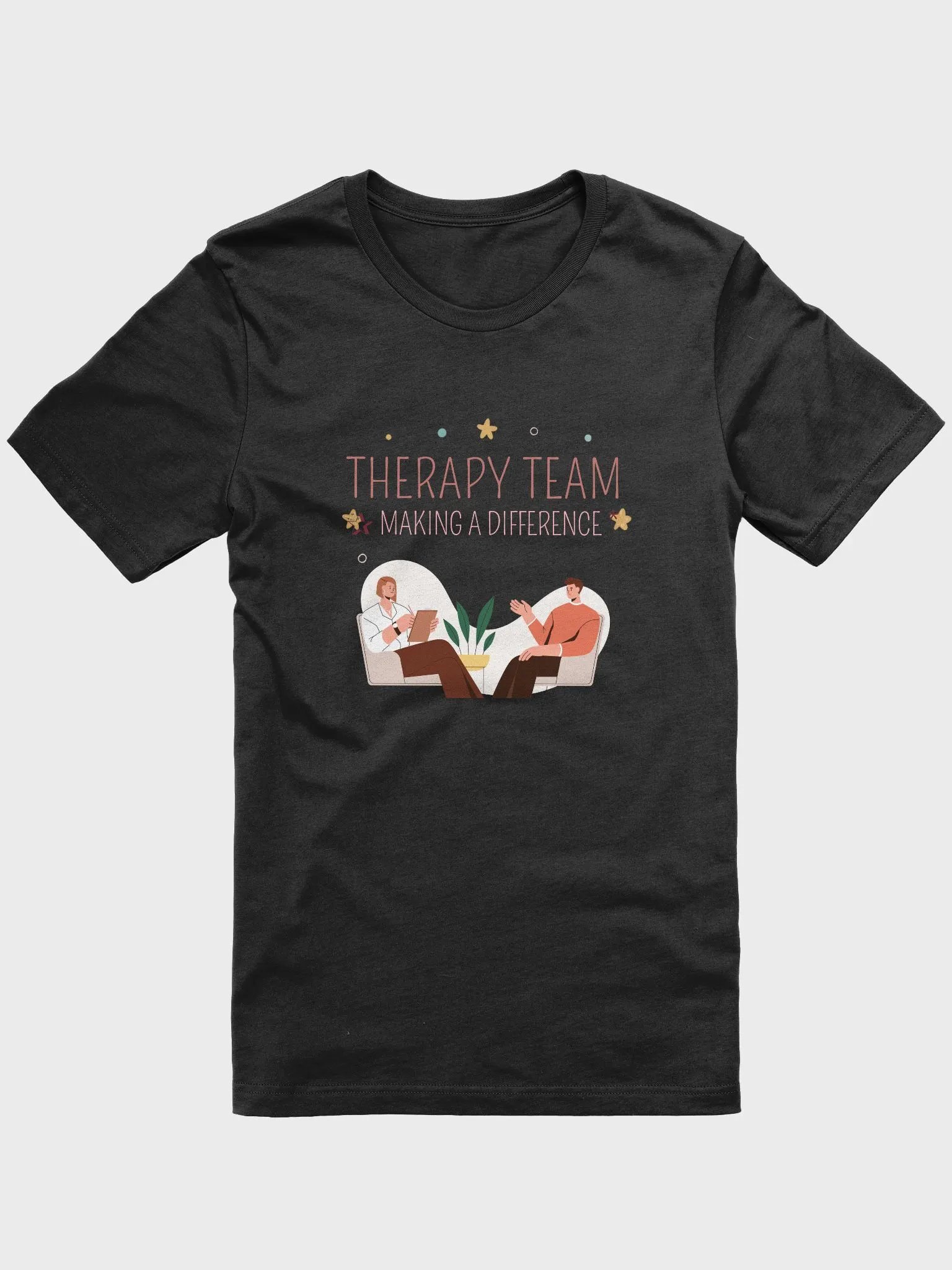 Therapy Tee, Mental Health Shirt, Unisex Gift, Positive Vibes Top, Awareness Shirt product image (1)