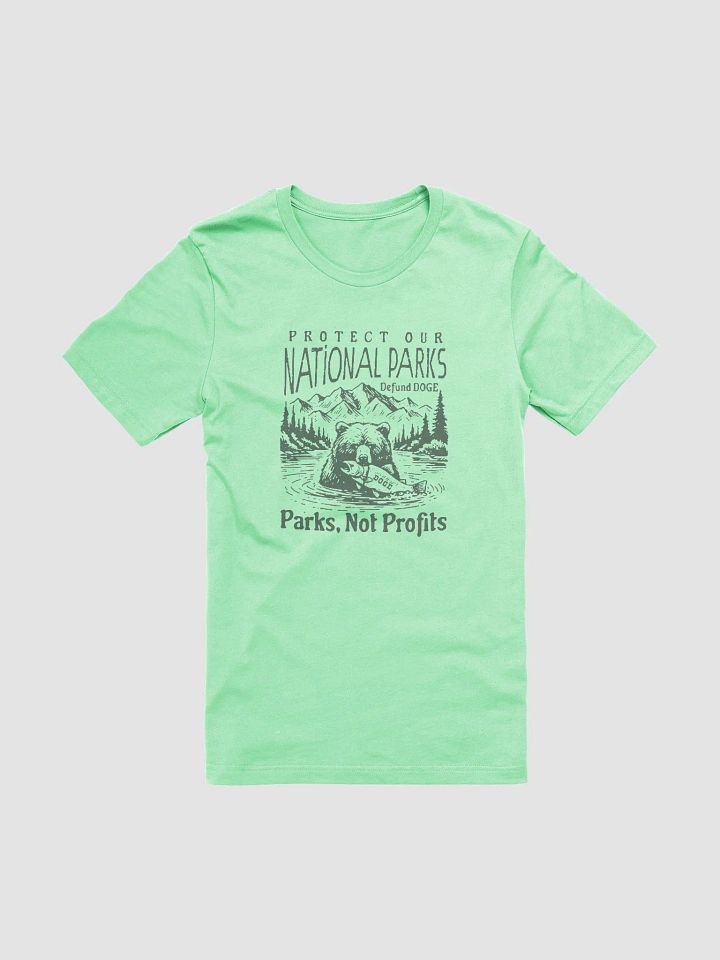 DEFUND DOGE! Protect our Parks Comfort Fitted T-Shirt Alt National Parks Wear Resistance Rangers product image (51)