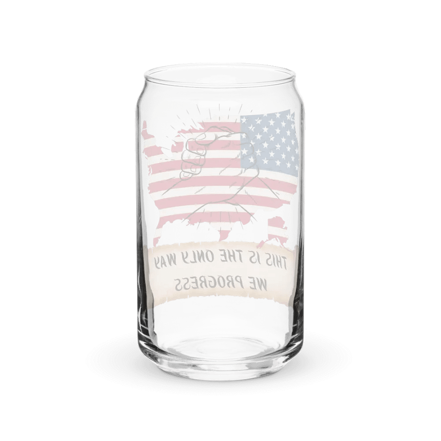 Come Together USA Can Shaped Drinking Glass w/Lid & Straw product image (38)