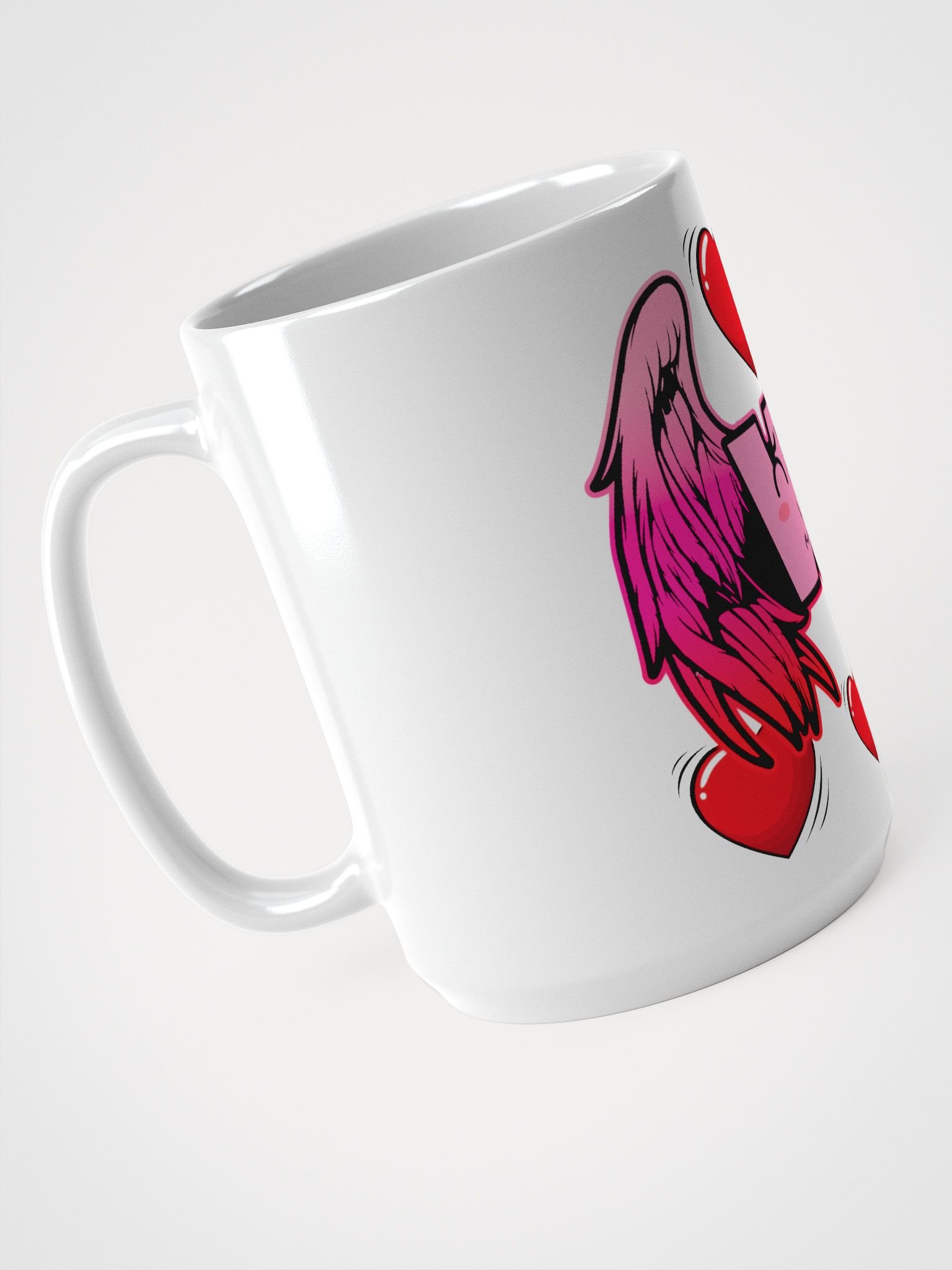 Wings of Joy White Glossy Mug product image (4)