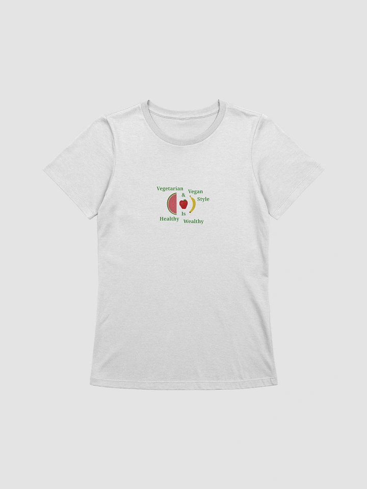 Healthy & Wealthy Vegetarian Style T-Shirt product image (1)