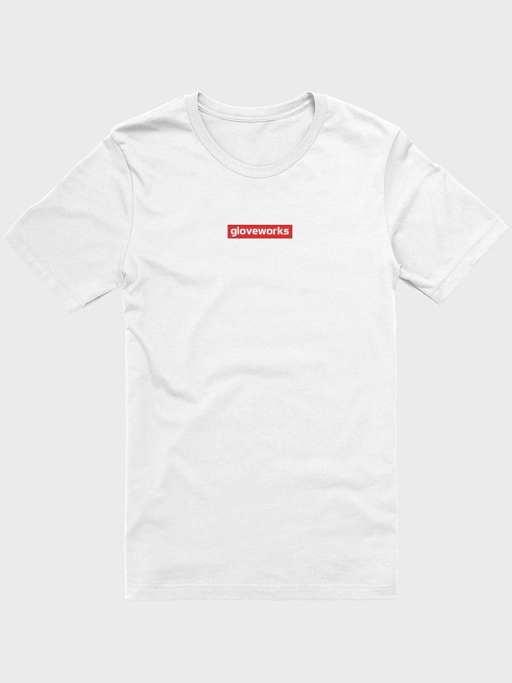 gloveworks Rectangle Classic (Red) - White T-Shirt product image (1)