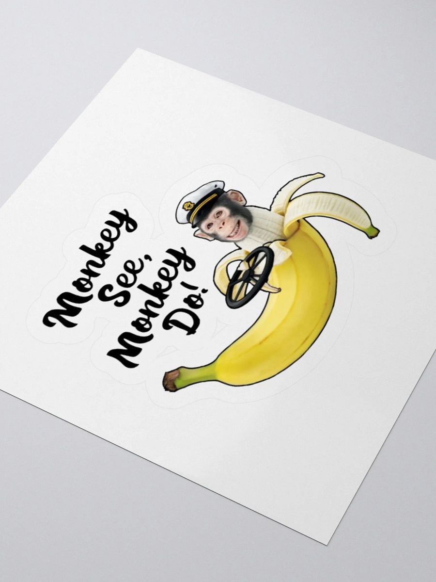 Monkey See, Monkey Do! Banana Sticker product image (3)