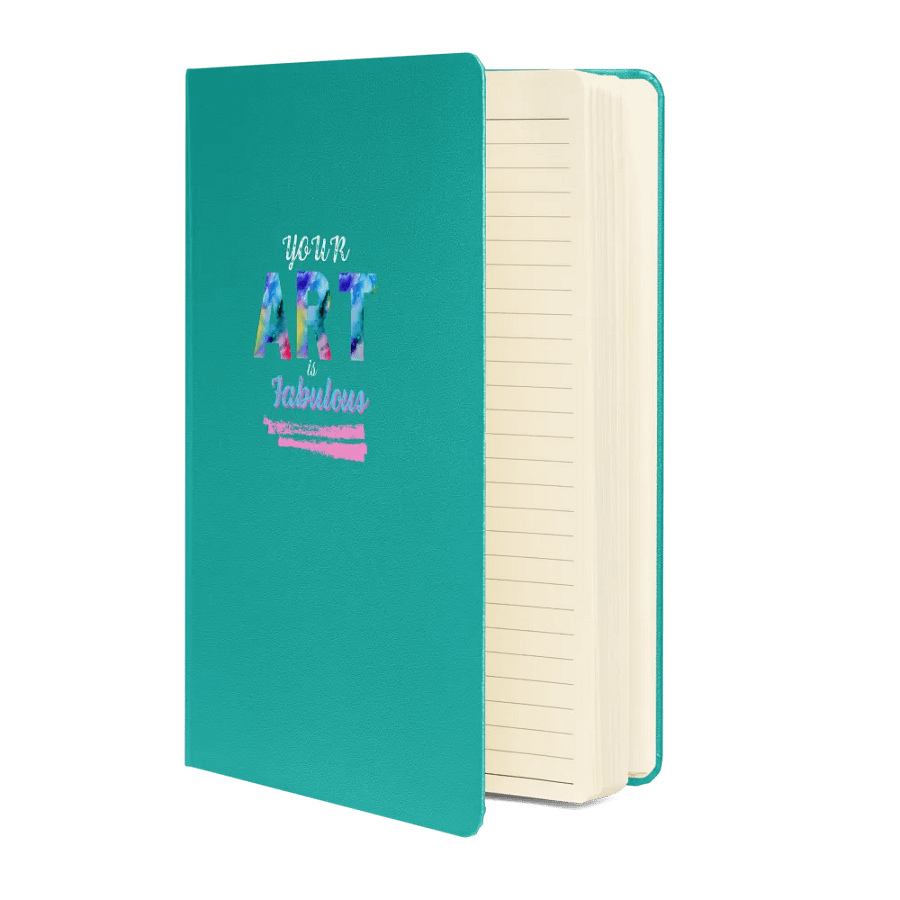 Artful Fabulous Hardcover Notebook or art students moms daughters friends art teachers product image (3)