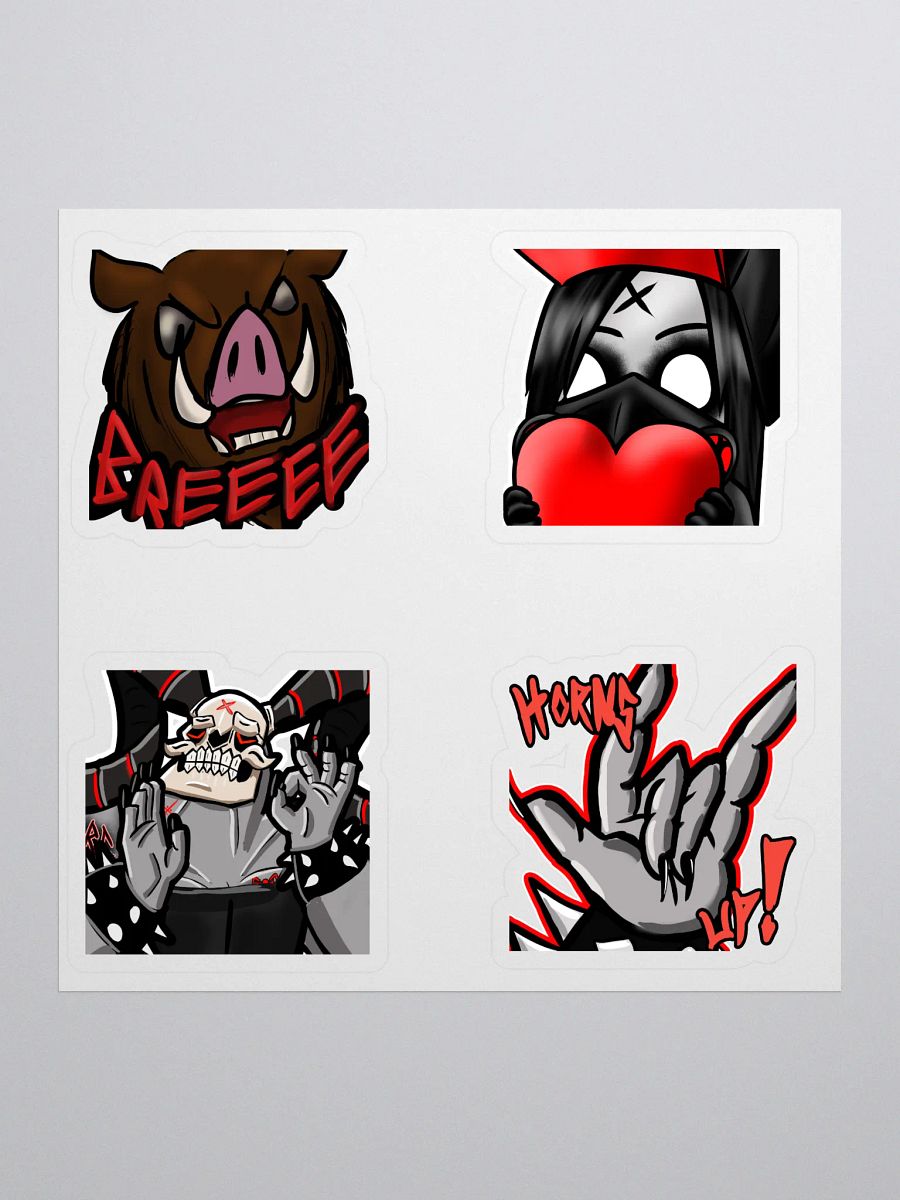 SinCityAlley Emote Stickers Batch 1 product image (1)