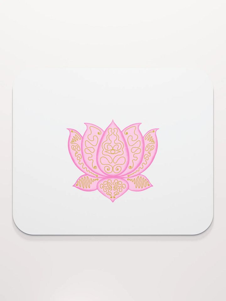Golden Lotus Mouse Pad product image (2)