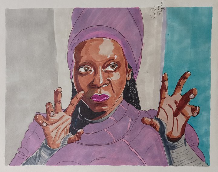 Original Sketch Art: Don't Mess With Guinan product image (1)