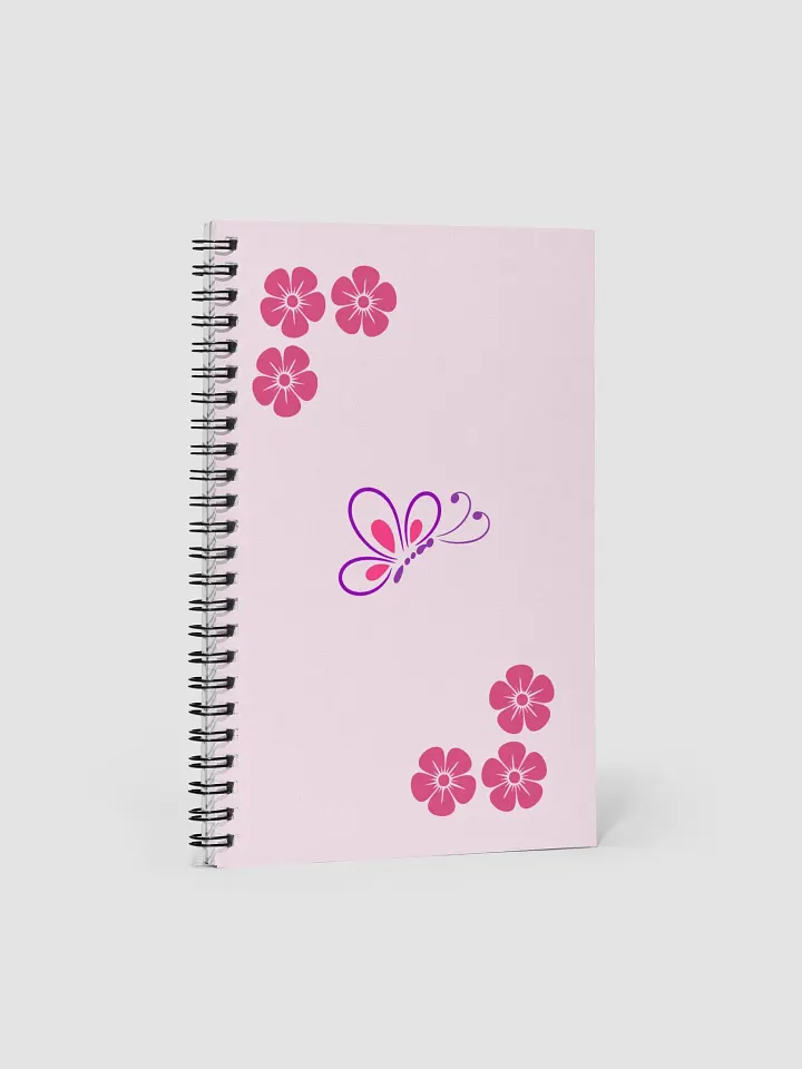 Butterfly Blooms Spiral Notebook product image (1)
