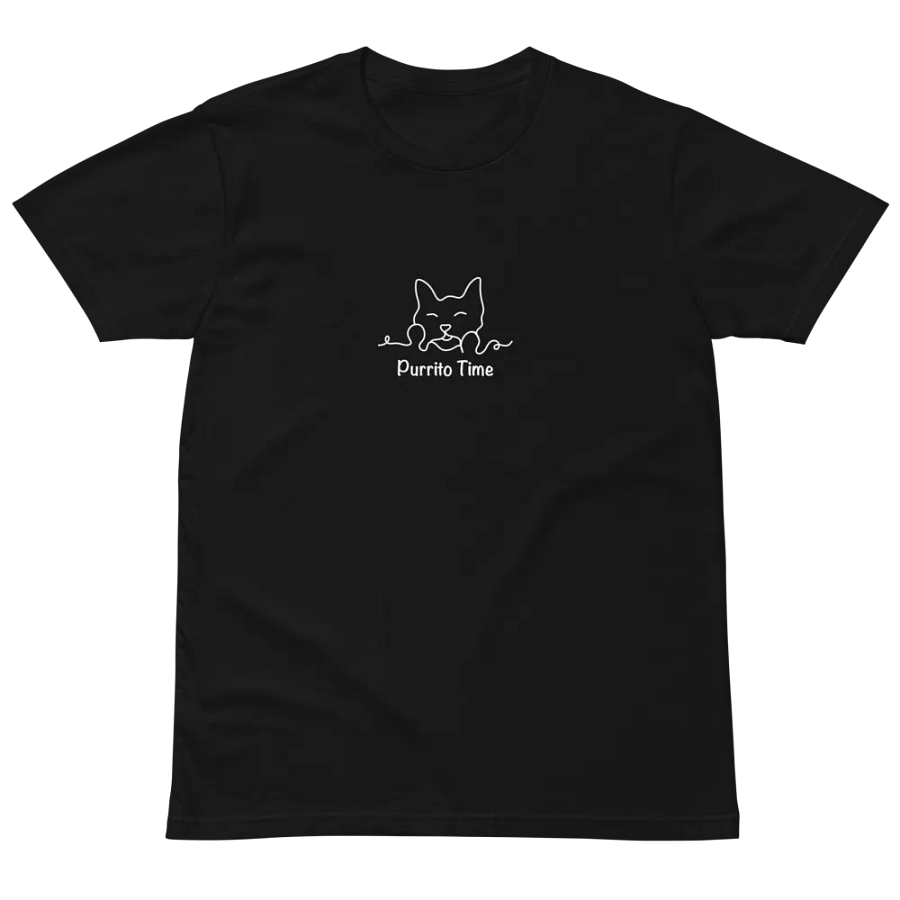 Purrito Time T-shirt (black) product image (4)