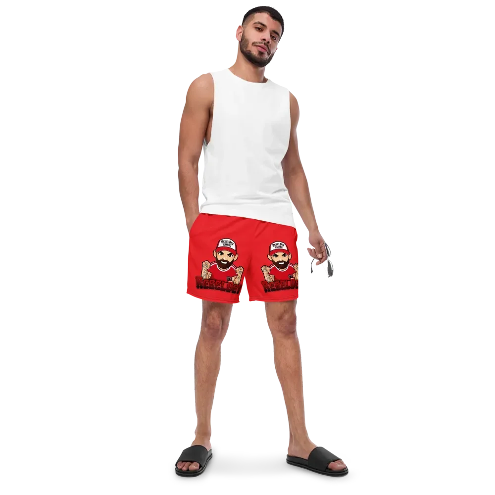 RebelDev red swim trunks product image (4)