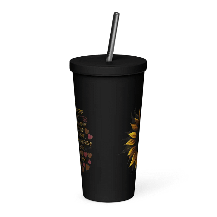 I Am the Storm Sunflower Insulated Tumbler product image (2)