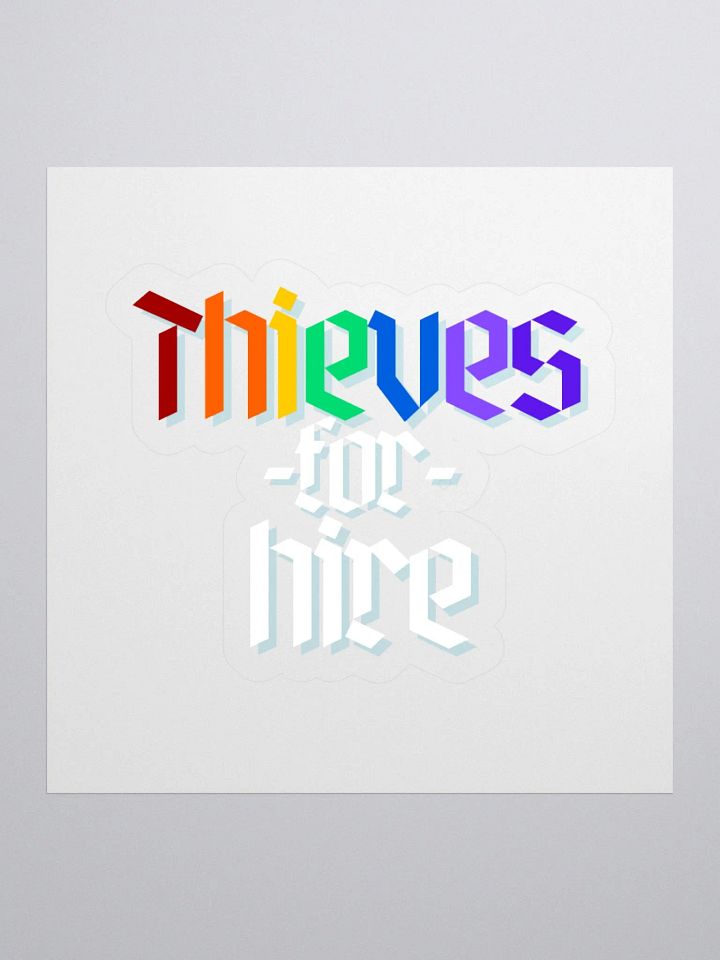 Thieves for Hire Rainbow stickers product image (2)
