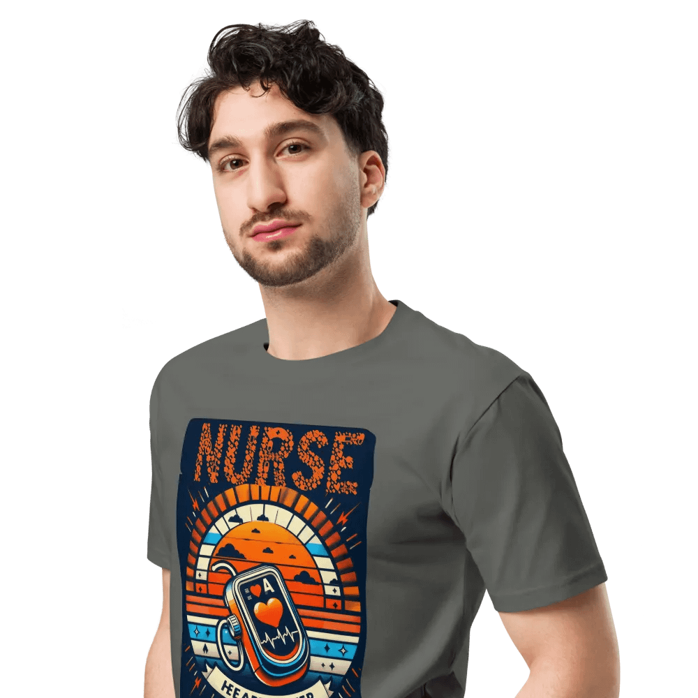 Heart Saver Nurse Sunset T-shirt product image (5)