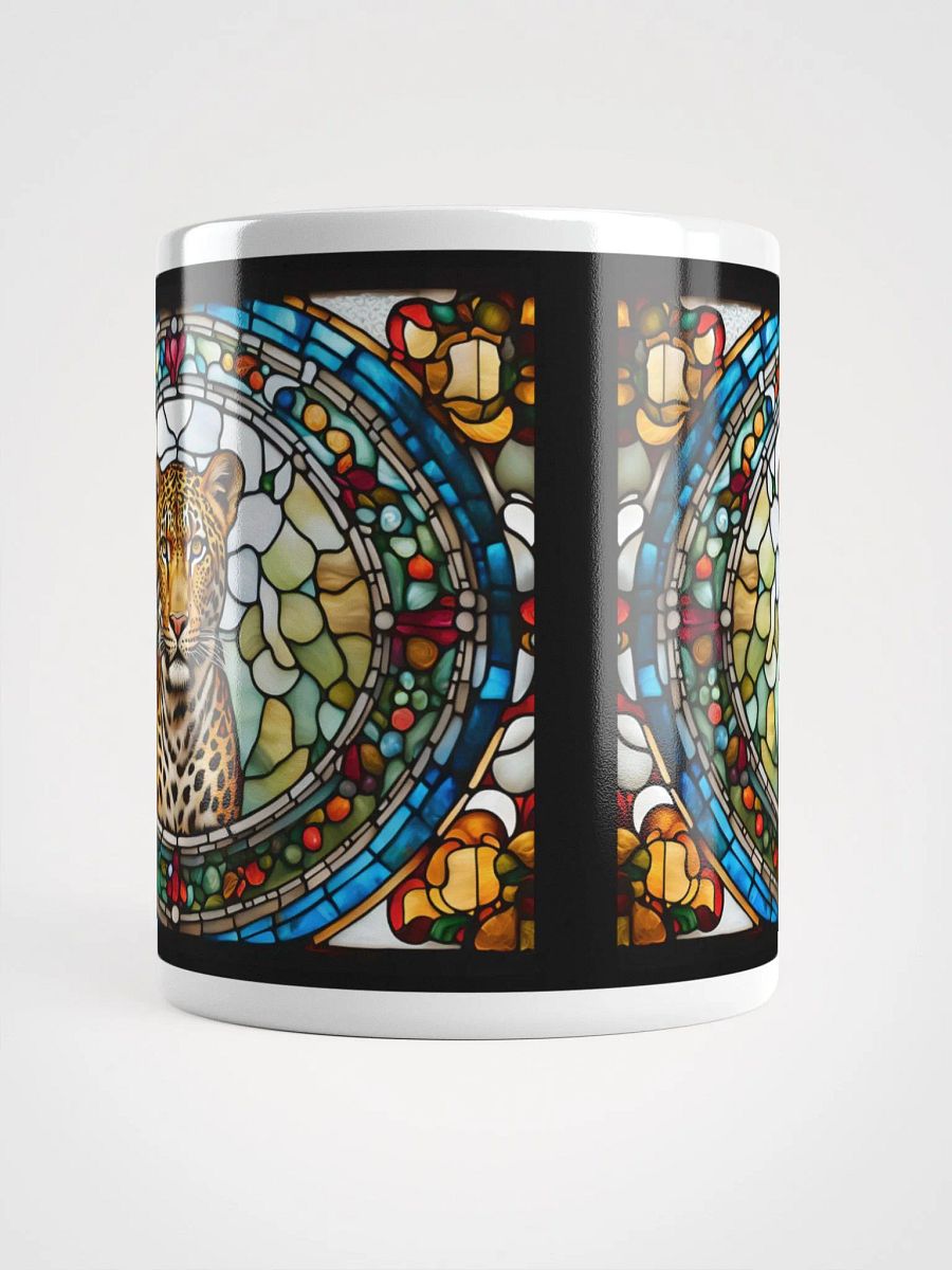 #002 Focused Leopold - Stained Glass Mug product image (10)