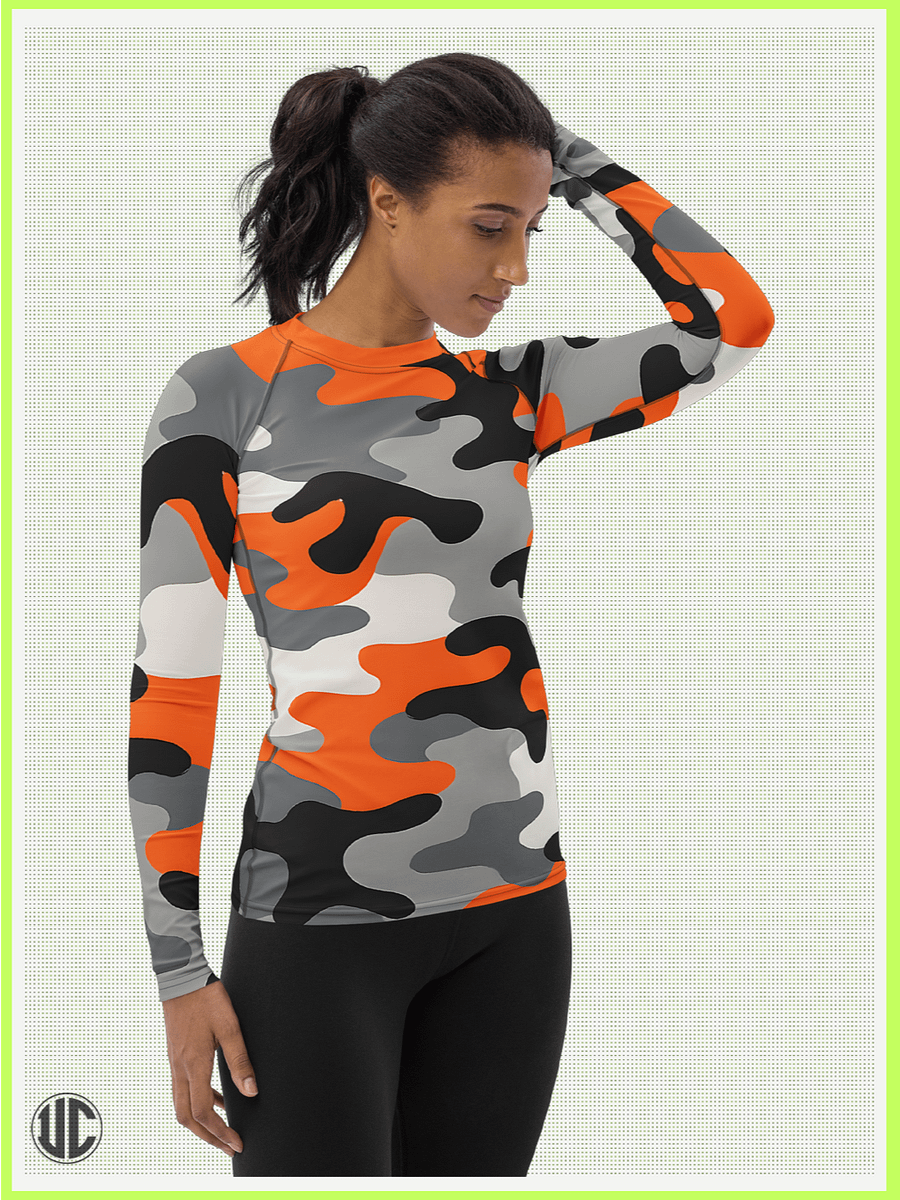 Riot – Urban Camo Women’s Rash Guard product image (4)