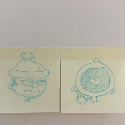 Post-it sketching!
#sketching #traditionalart