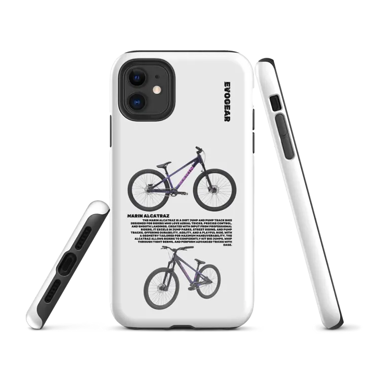 White Marin Alcatraz Purple iPhone Case product image (1)