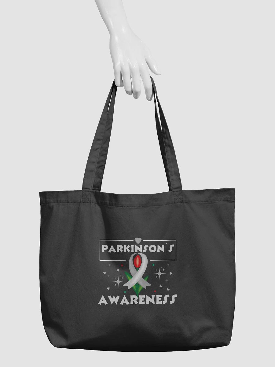 Parkinson's Awareness Organic Tote Bag product image (3)