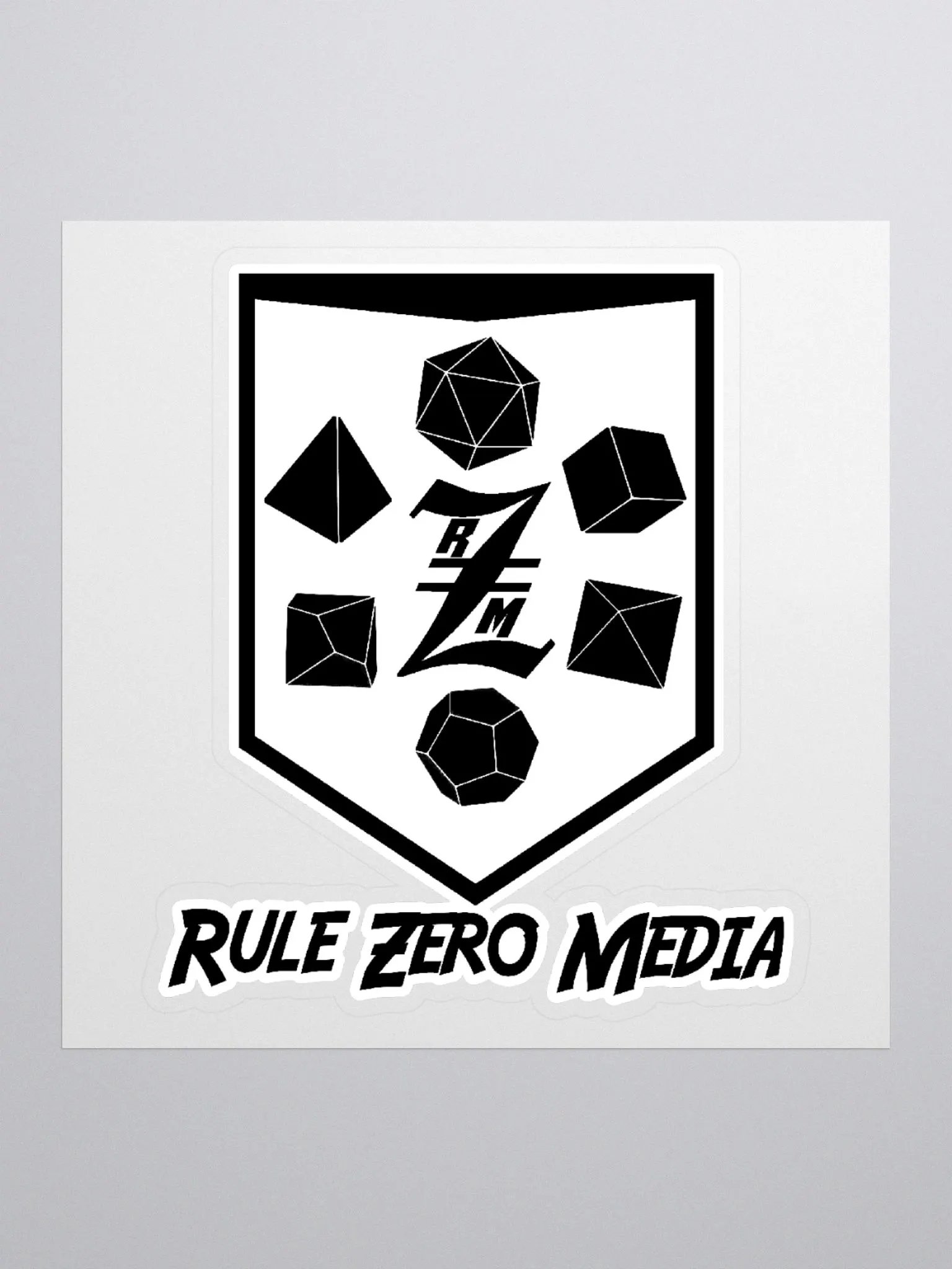 Rule Zero Media Sticker product image (2)