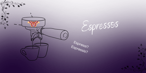 Espressos (espressi? espressis?)
