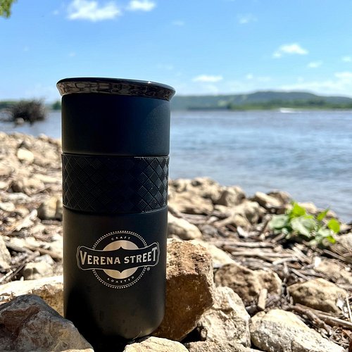 Enjoying a lazy Sunday morning by the river with our @verenastreet Julien’s Breakfast Blend. #coffeetime #coffeelover #iowa #...