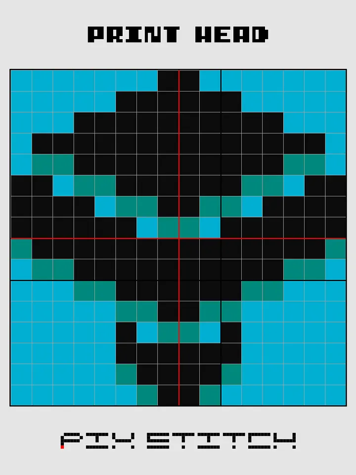 Print Head Pixel Art product image (2)
