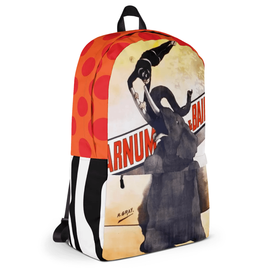 Vintage Circus Spectacle All-Over Print Backpack product image (3)