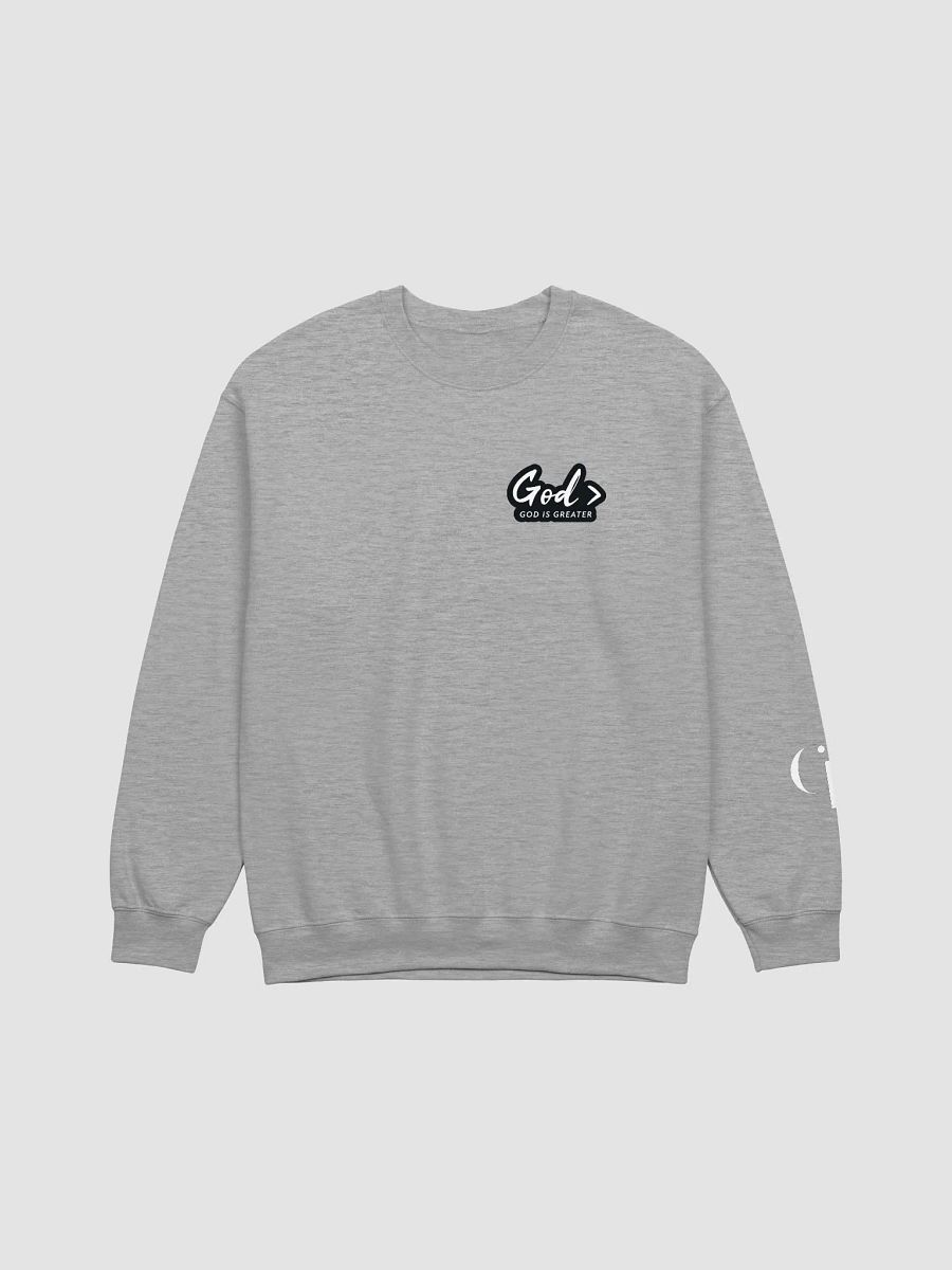 God > WHITE TEXT Sweatshirt product image (1)