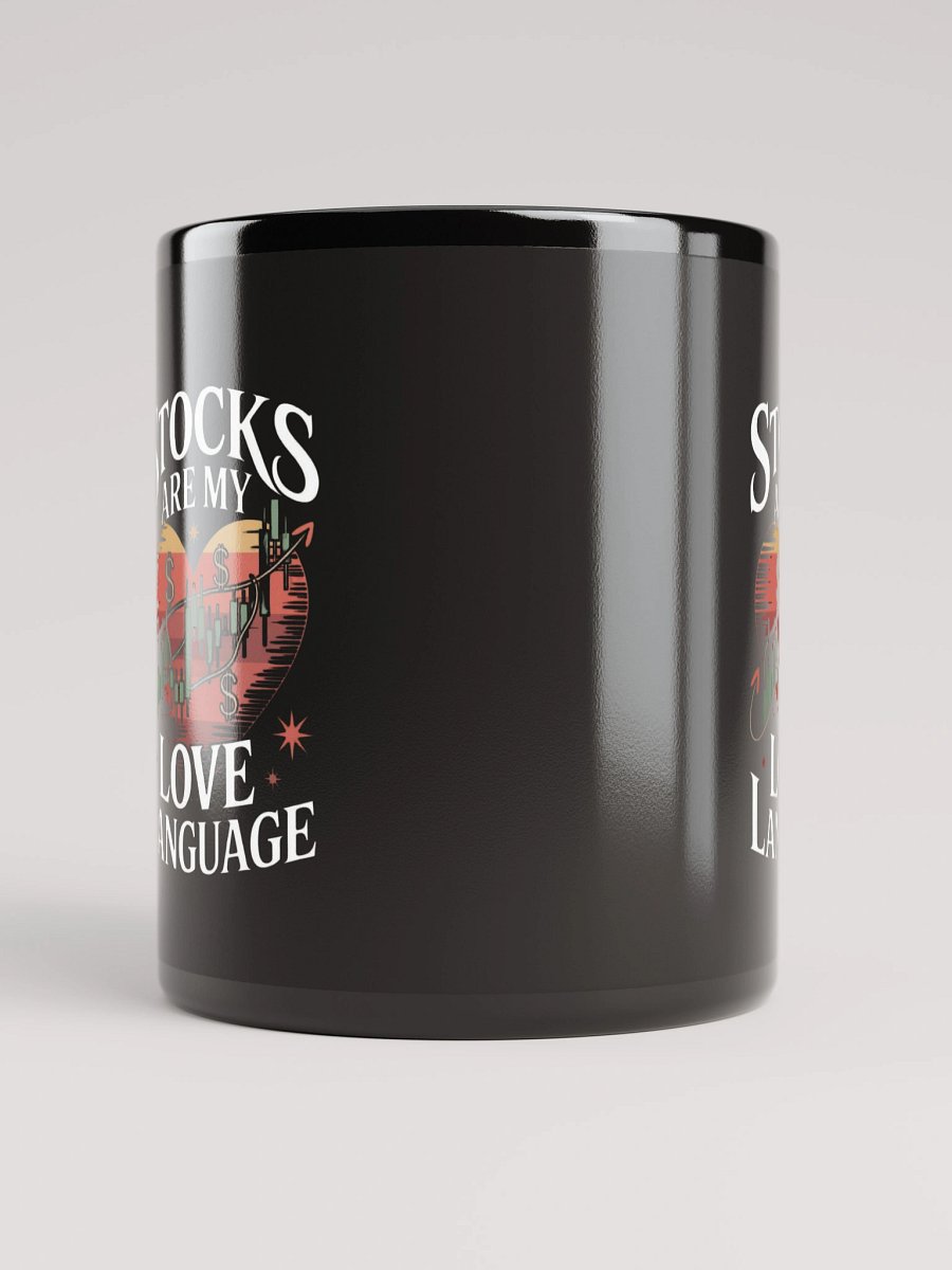 Stocks in Love Black Glossy Mug product image (5)