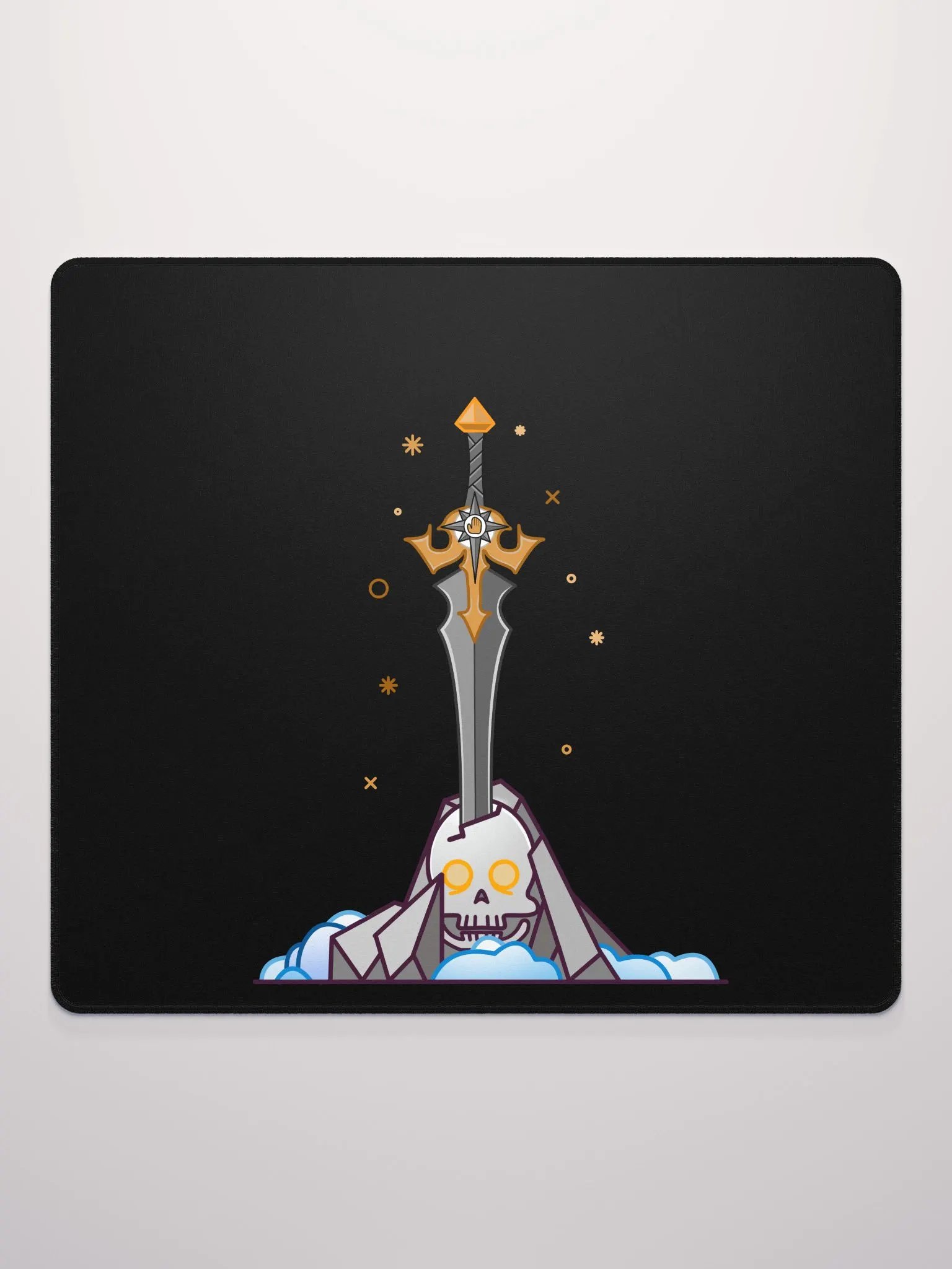 Sword in the Skull - Argent Variation - Gaming Pad product image (3)