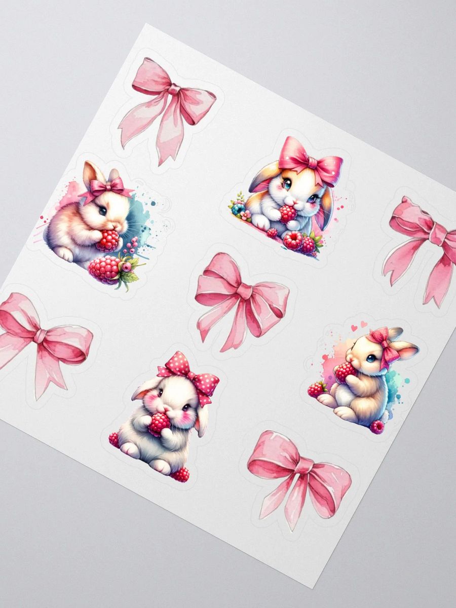 Bunny Bows Vinyl Stickers product image (2)