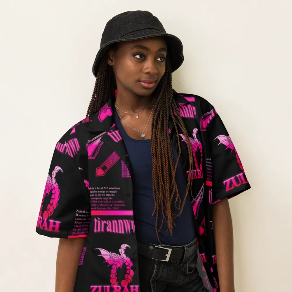 Valentines Zulrah Button Up (Black) product image (6)