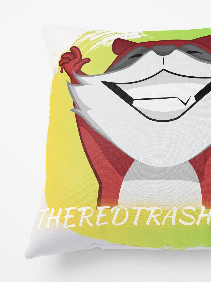 Red Trash Panda Hype Emote Pillow product image (3)