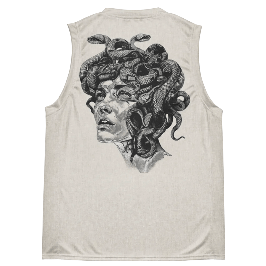 Medusa | Recycled Unisex Basketball Jersey product image (6)