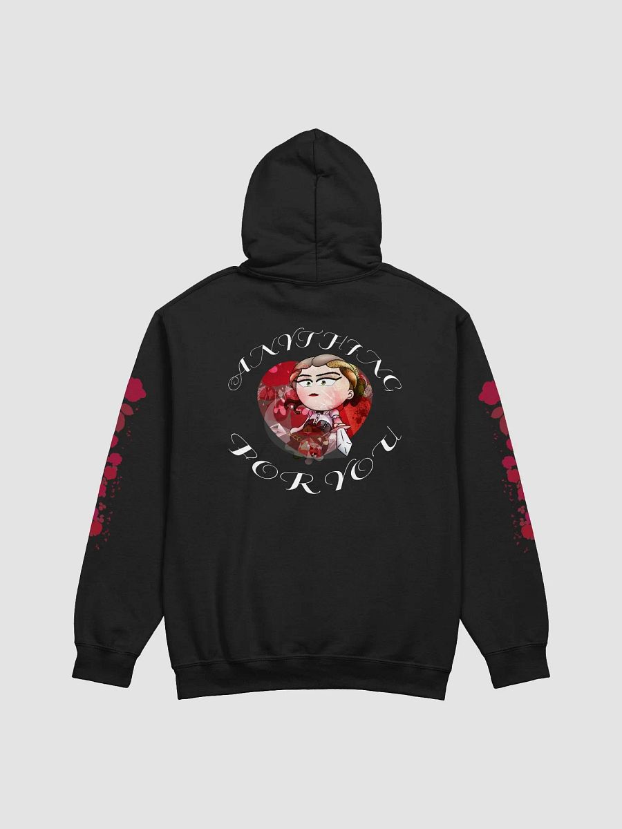 "ANYTHING FOR YOU" Chibi Ingrid Hoodie (with white text) product image (1)