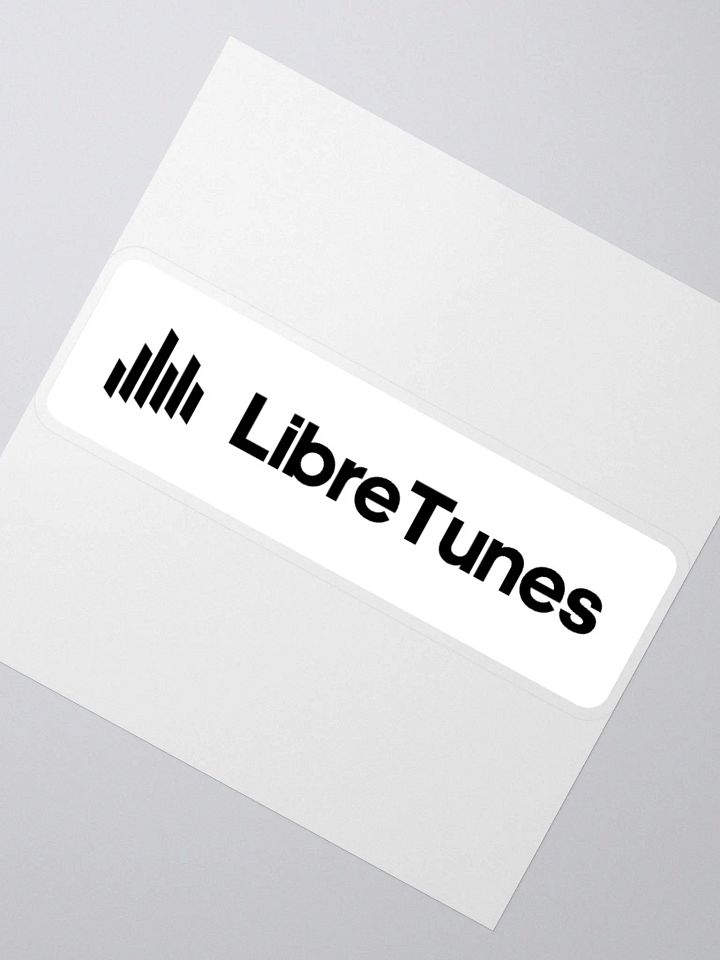 White Premium Record Label Sticker product image (2)