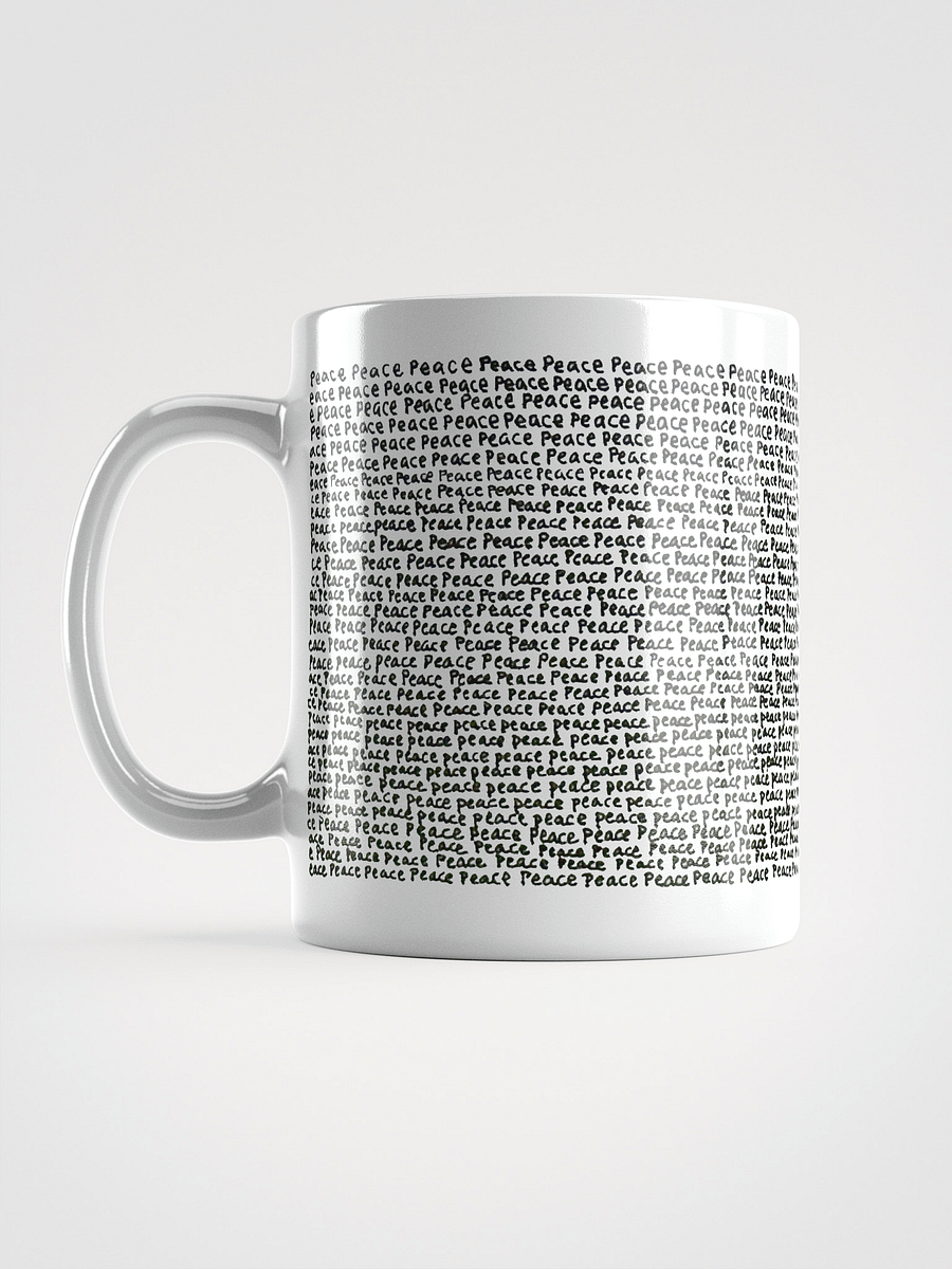 Peace 1 White Glossy Mug product image (6)